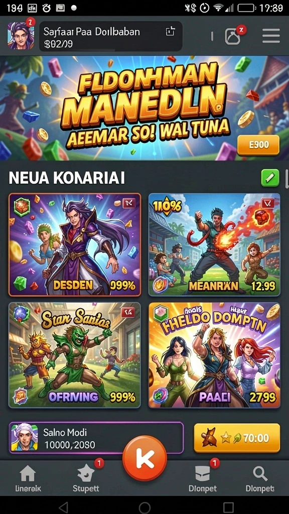 Screenshot menunjukkan mode multiplayer yang penuh aksi.