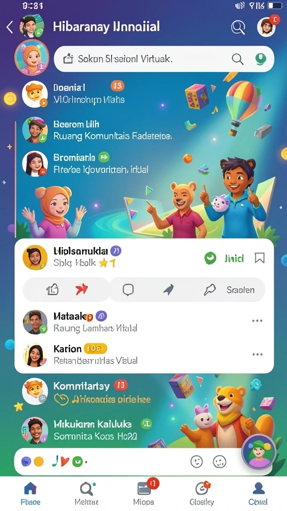 Tampilan antarmuka pengguna yang bersih dan menarik.
