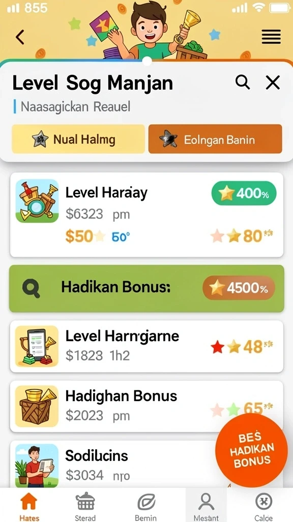 Karakter-karakter unik dengan kekuatan spesial.