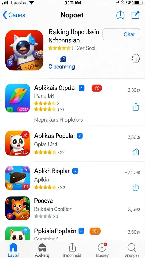 Tampilan antarmuka yang intuitif dan menarik.
