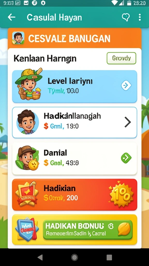 Karakter kustomisasi yang beragam dan unik.