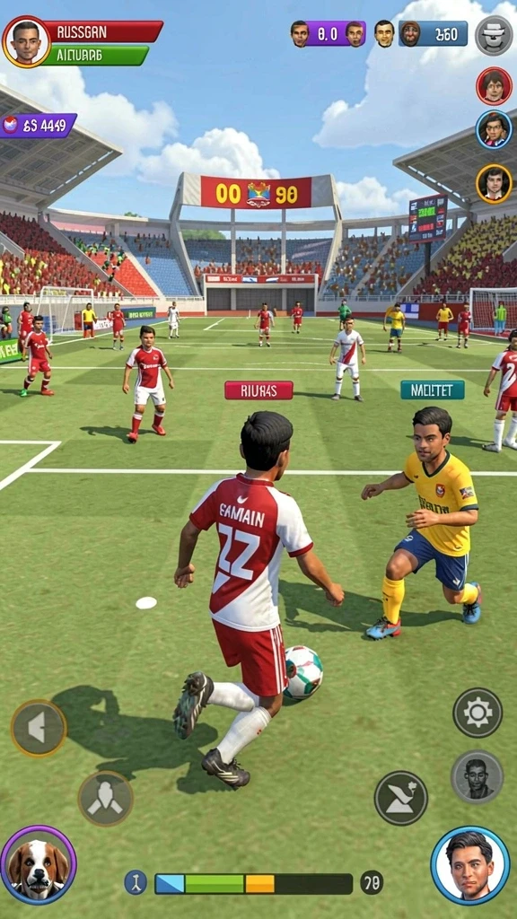 Mode multiplayer yang penuh kompetisi.