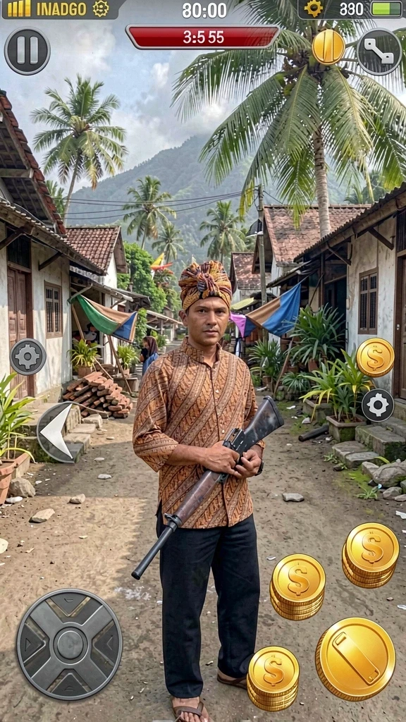Tangkapan layar dari petualangan seru di DEWANUSA.