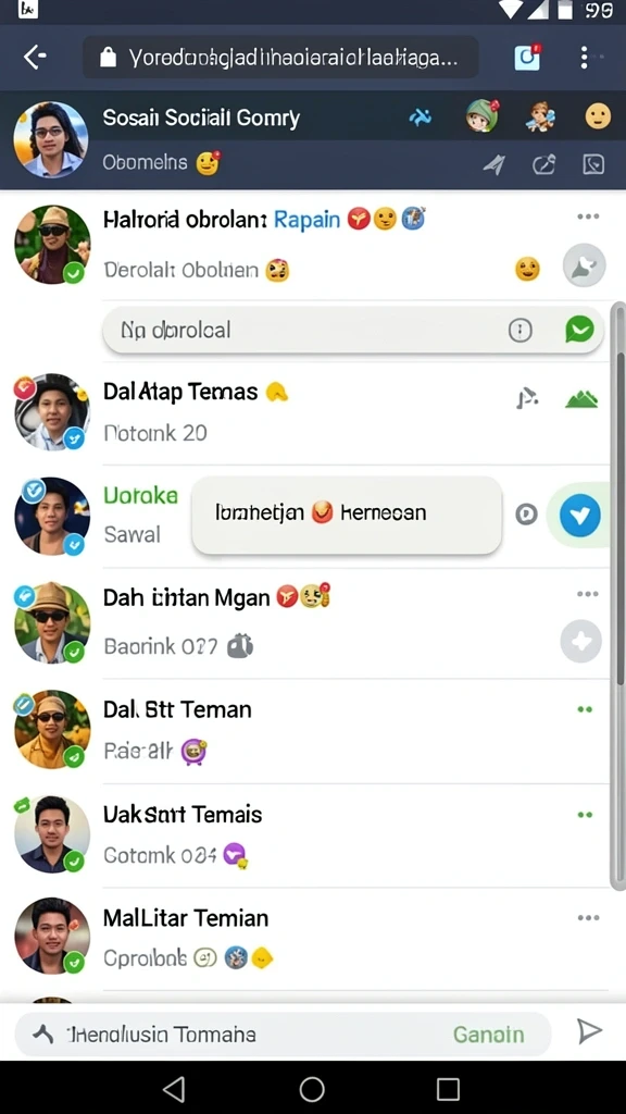 Menu permainan dengan beragam pilihan yang mengasyikkan.