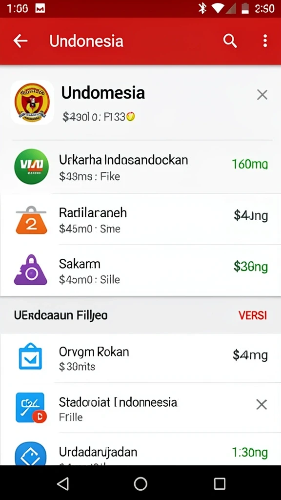 Gambar antarmuka utama permainan yang menakjubkan.