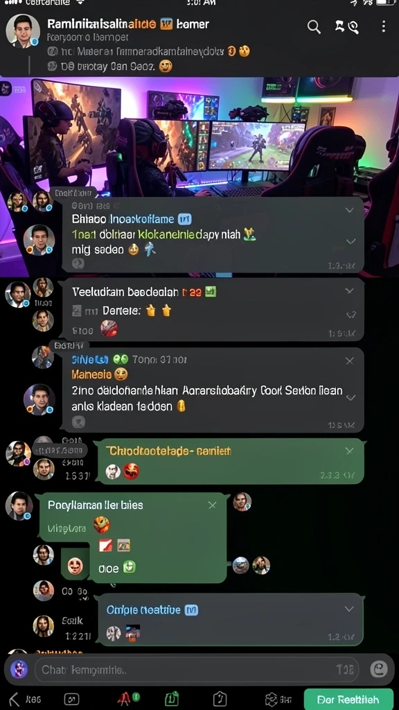 Tangkapan layar fitur multiplayer dengan pemain lain.