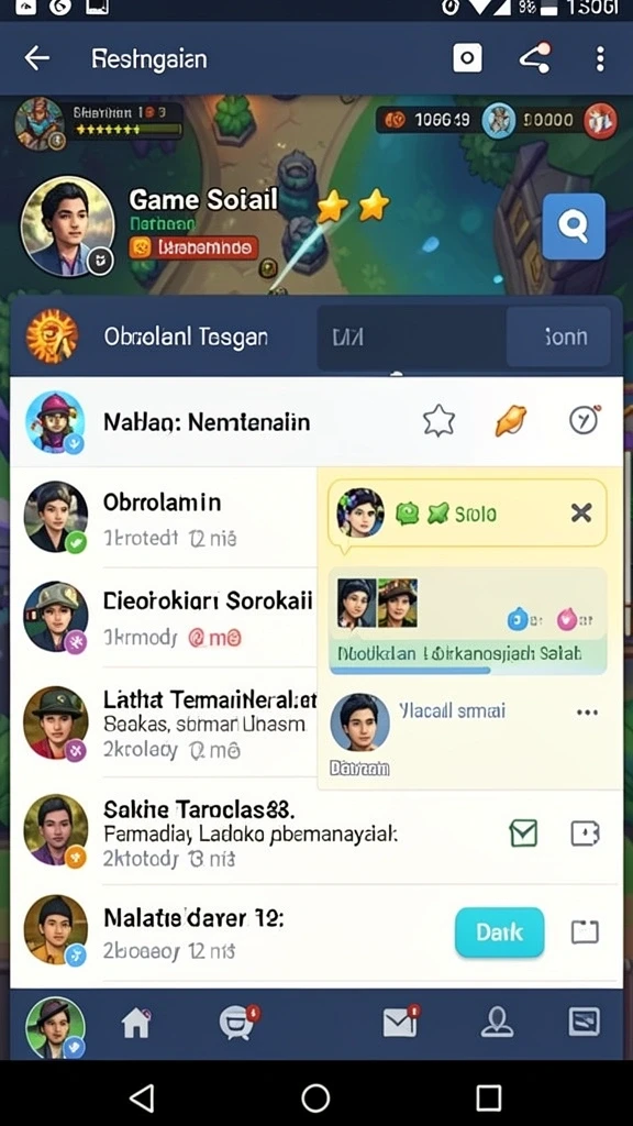 Tantangan level yang menantang dan mendebarkan.
