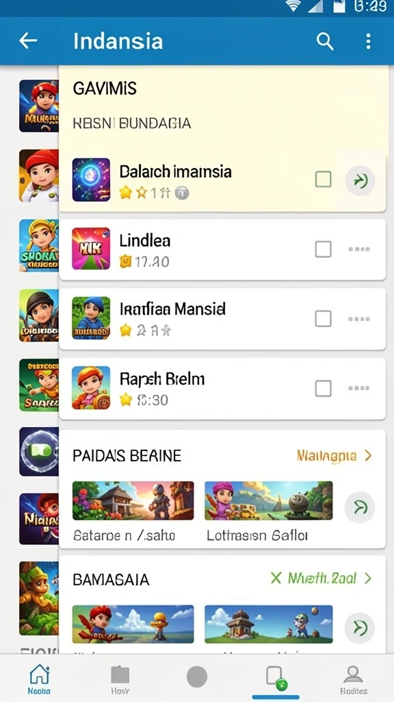 Berbagai jenis permainan untuk semua penggemar.