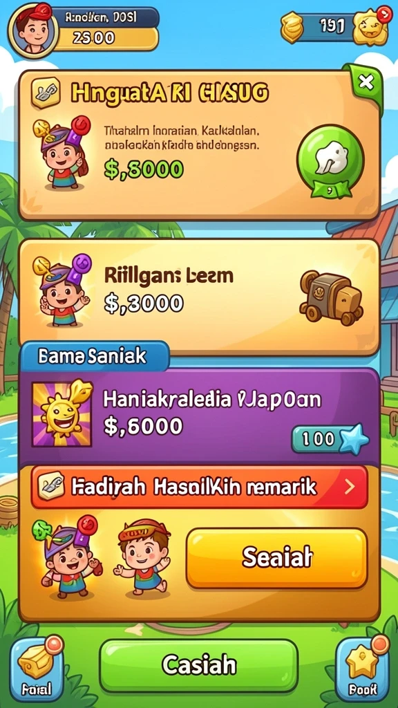 Tampilan antarmuka yang menarik dan user-friendly.