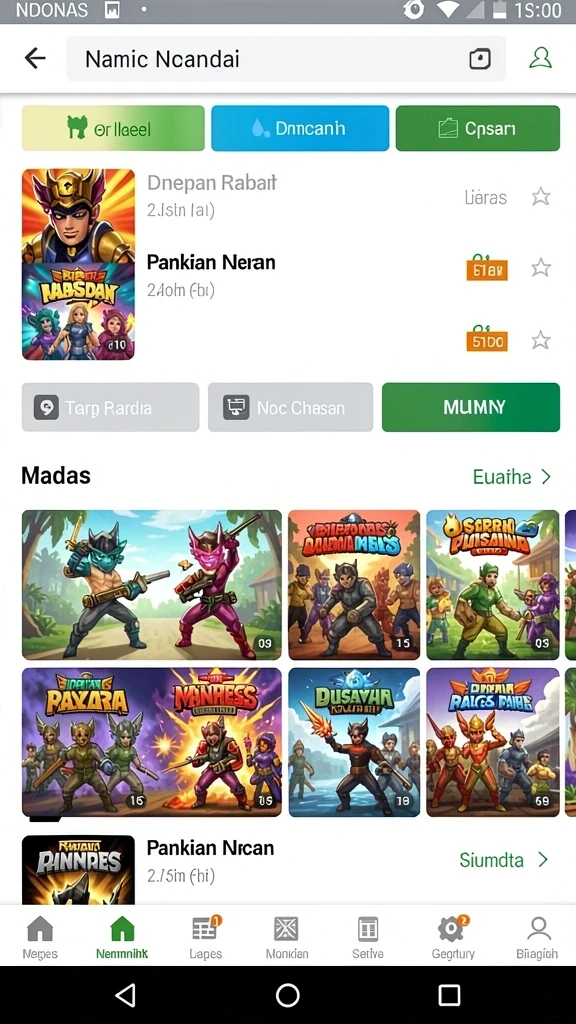 Beragam permainan seru untuk semua kalangan.