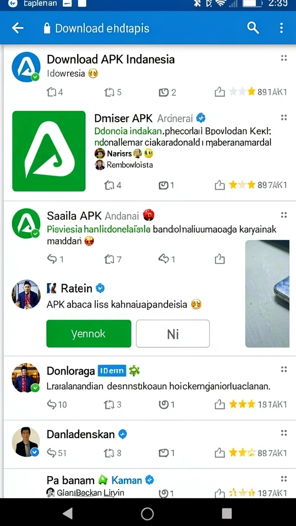 Tampilan antarmuka aplikasi yang menarik.