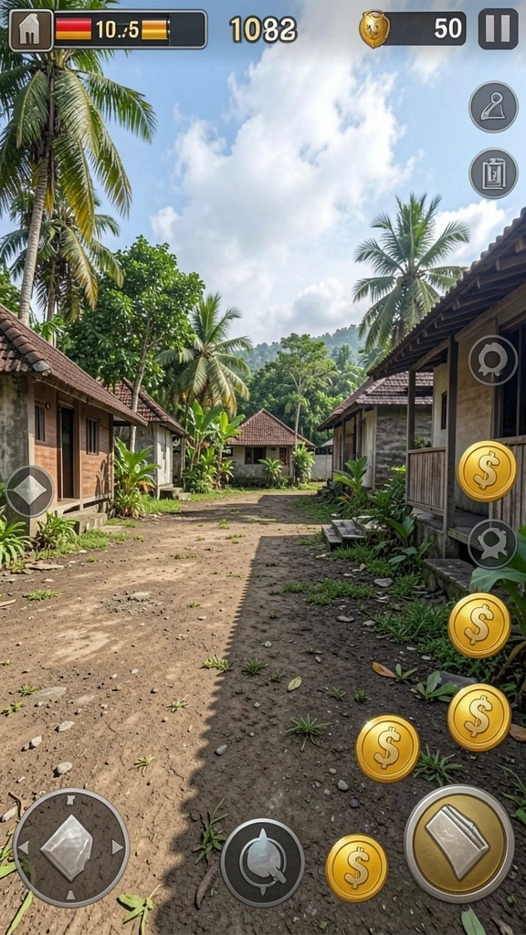 Tampilan karakter utama dalam misi epik.