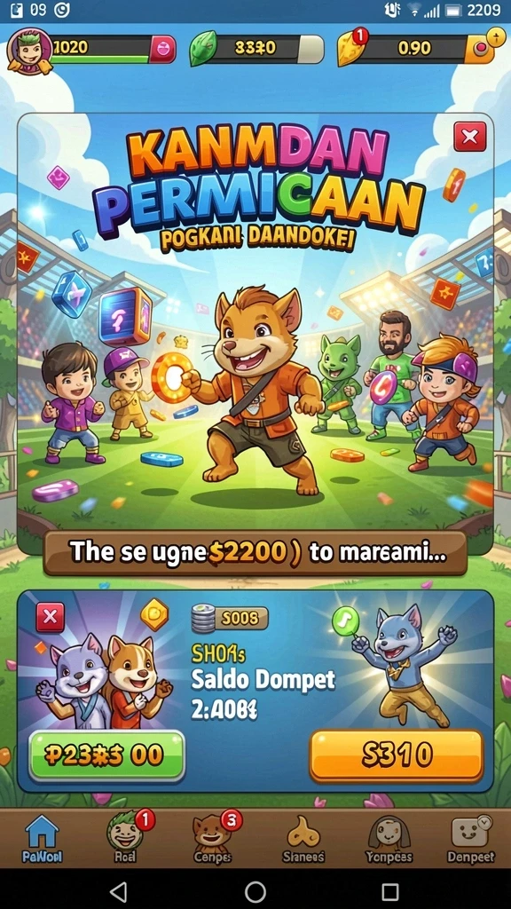 Mode multiplayer memungkinkan Anda bersaing dengan teman.