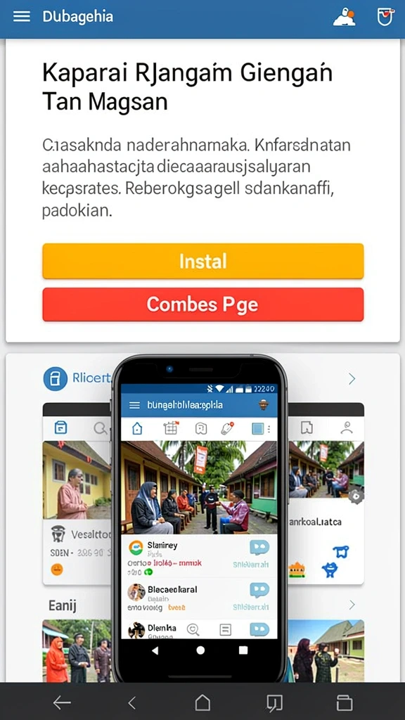 Tampilan antarmuka JONITOGEL yang modern dan menarik.
