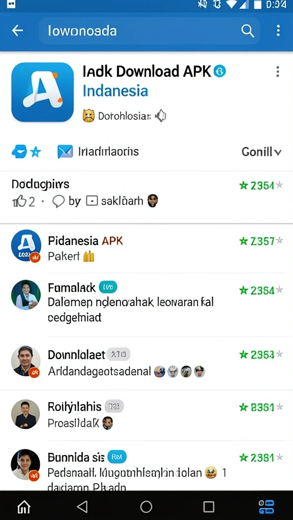 Tampilan antarmuka utama aplikasi KAOSTOGEL.