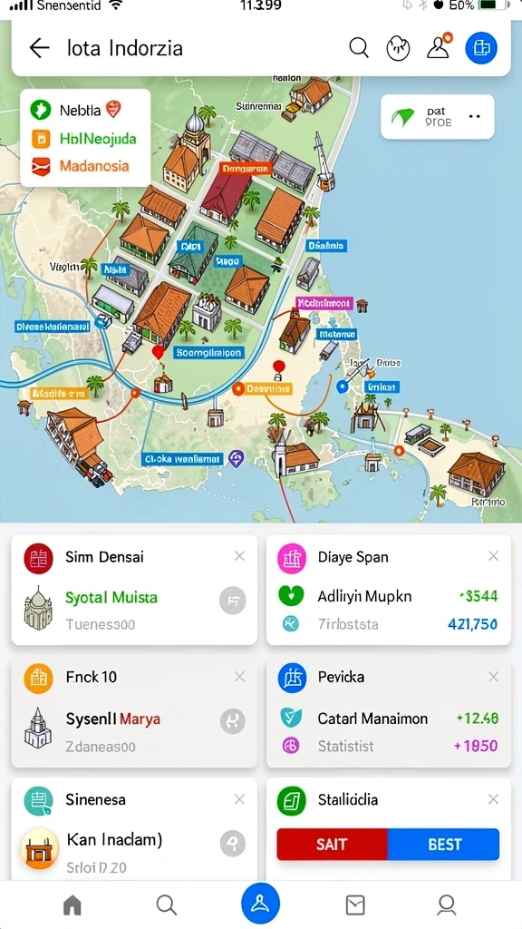 Tampilan utama KAPTEN77 yang menarik perhatian.