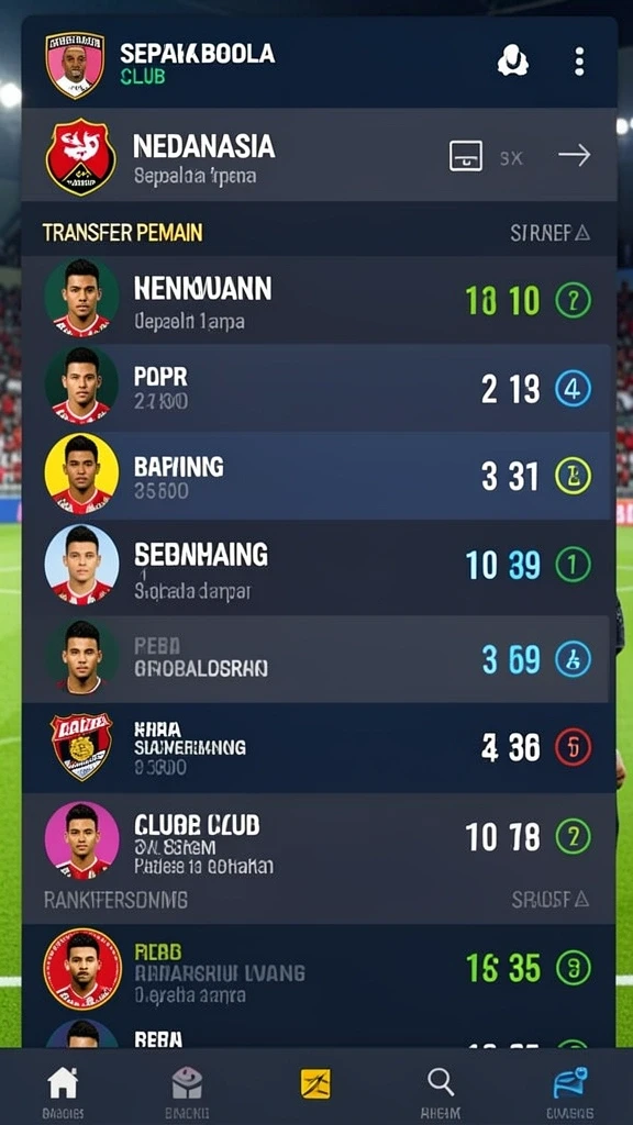 Tampilan awal yang menarik dan mendebarkan.