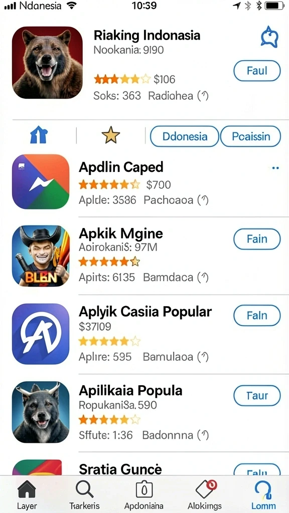 Kompetisi seru dengan pemain lain secara online.