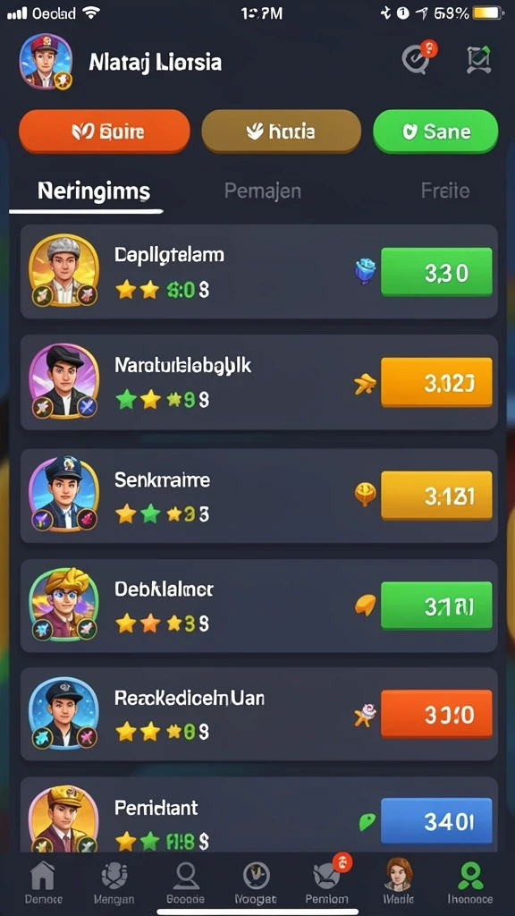 Mode permainan yang bervariasi dan menghibur.