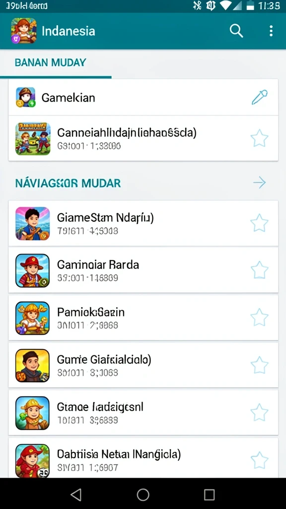 Tampilan antarmuka yang sederhana dan menarik.