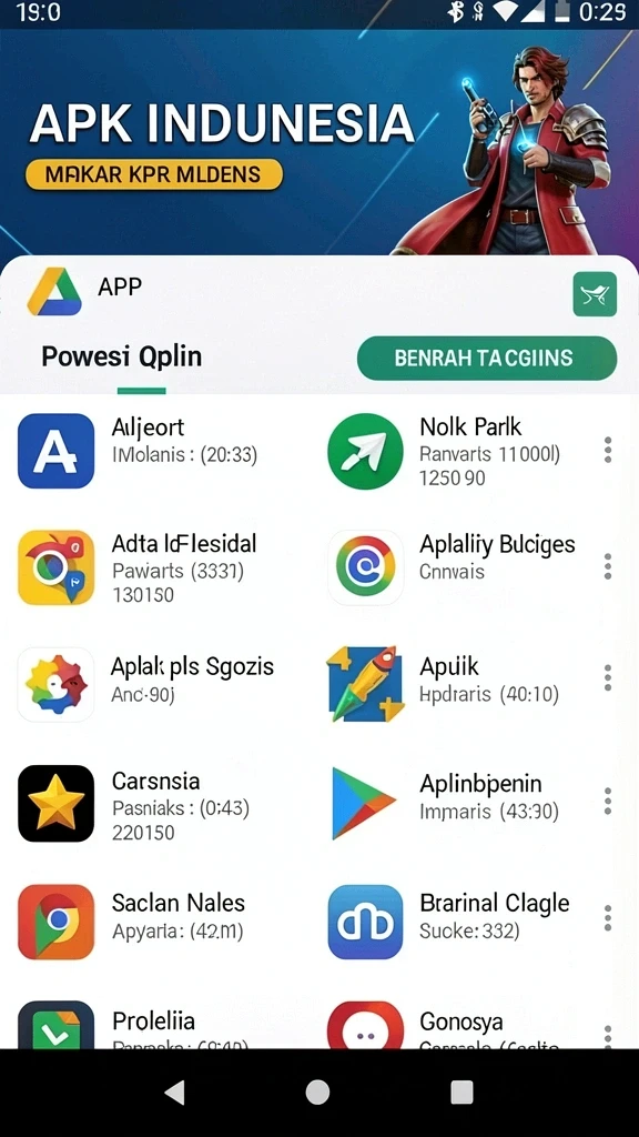 Tampilan karakter yang menarik dan kustomizable.