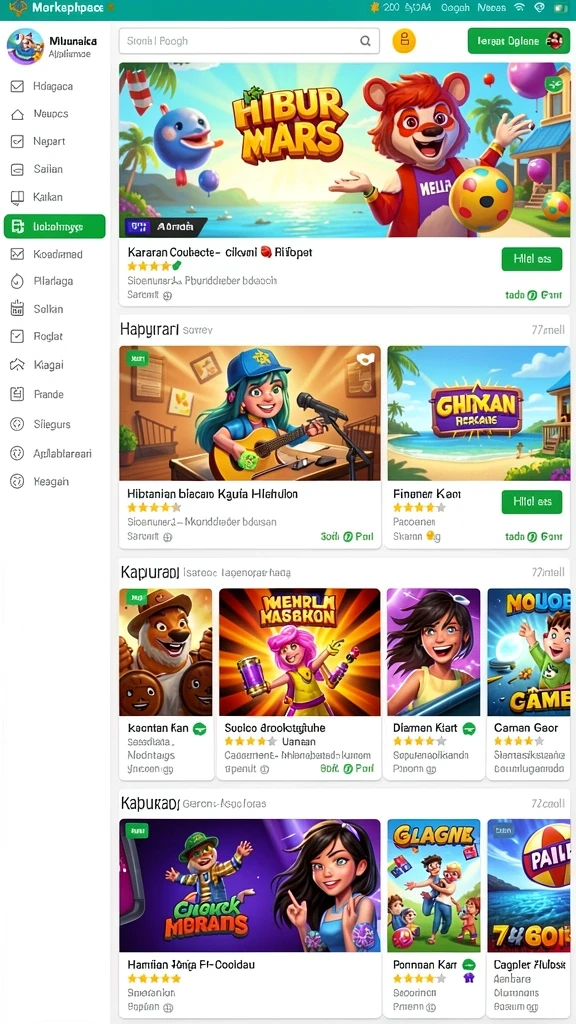 Screenshot fitur komunitas yang aktif di PGG68.