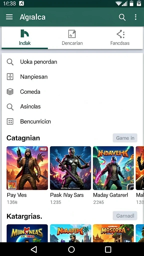 Tangkapan layar fitur pembaruan terbaru yang menarik.
