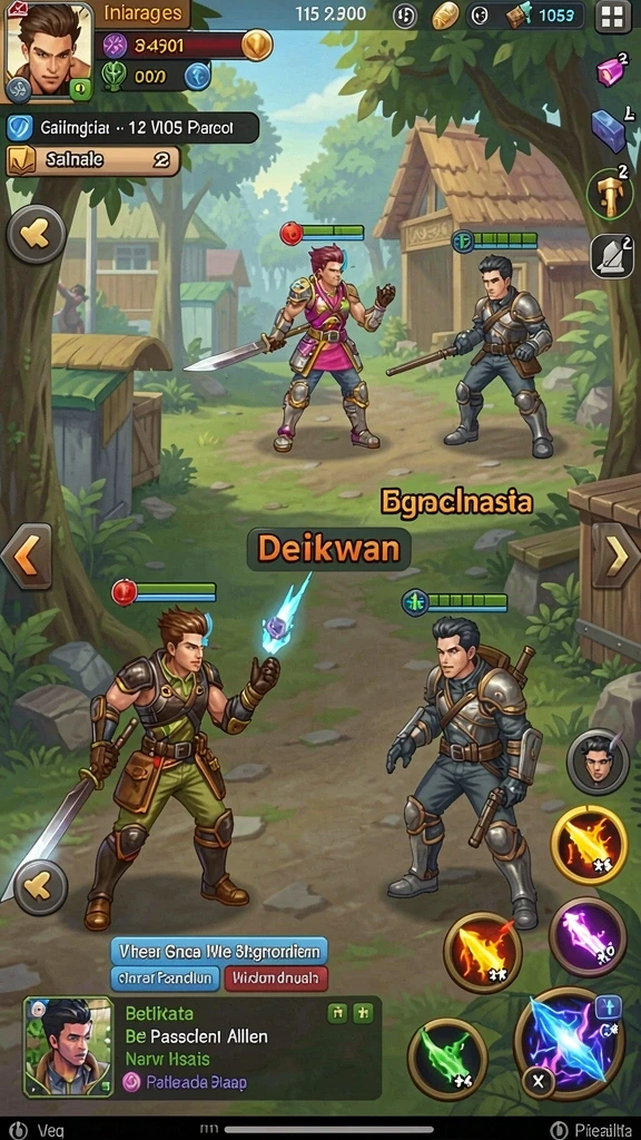 Fitur interaksi sosial yang memudahkan pemain.