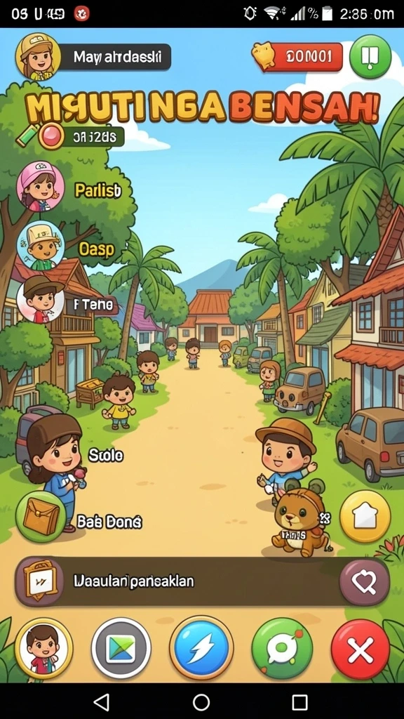 Screenshot menunjukkan antarmuka permainan SEHOKI yang menarik.