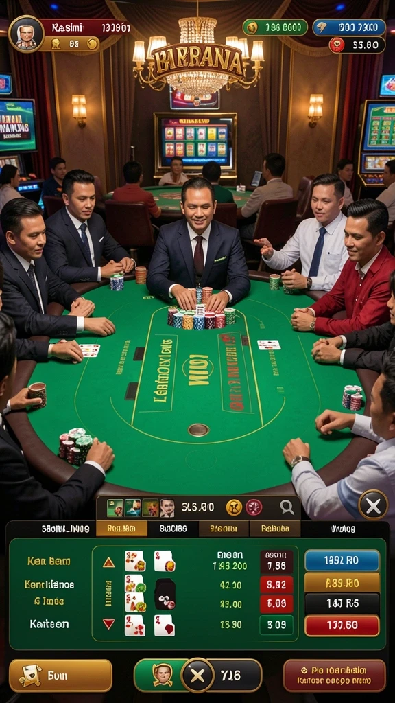Momen dramatis saat memenangkan permainan poker.