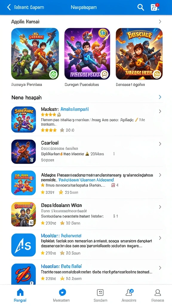 Tampilan antarmuka yang menarik dan mudah dinavigasi.