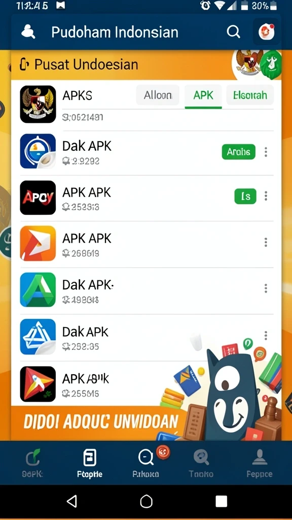 Tampilan awal game dengan grafis yang menawan.