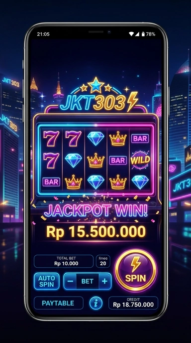 jkt303 — layar beranda